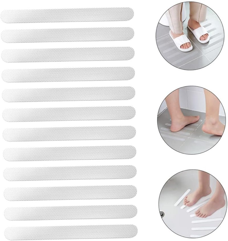 Veemoon 12 Pack Non Slip Bath Stickers White for Bathtub Shower Stairs Safety - Image 4